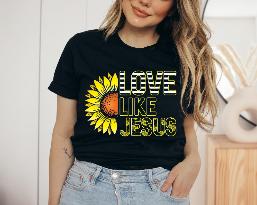 Sunflower love like Jesus