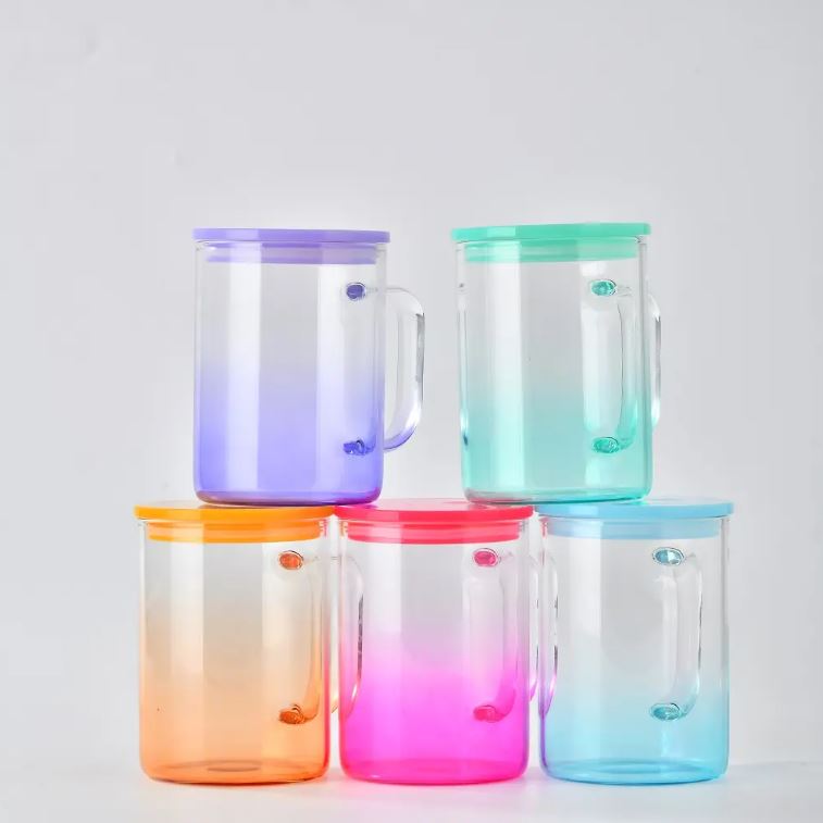 16oz Ombre Mug Glass cans