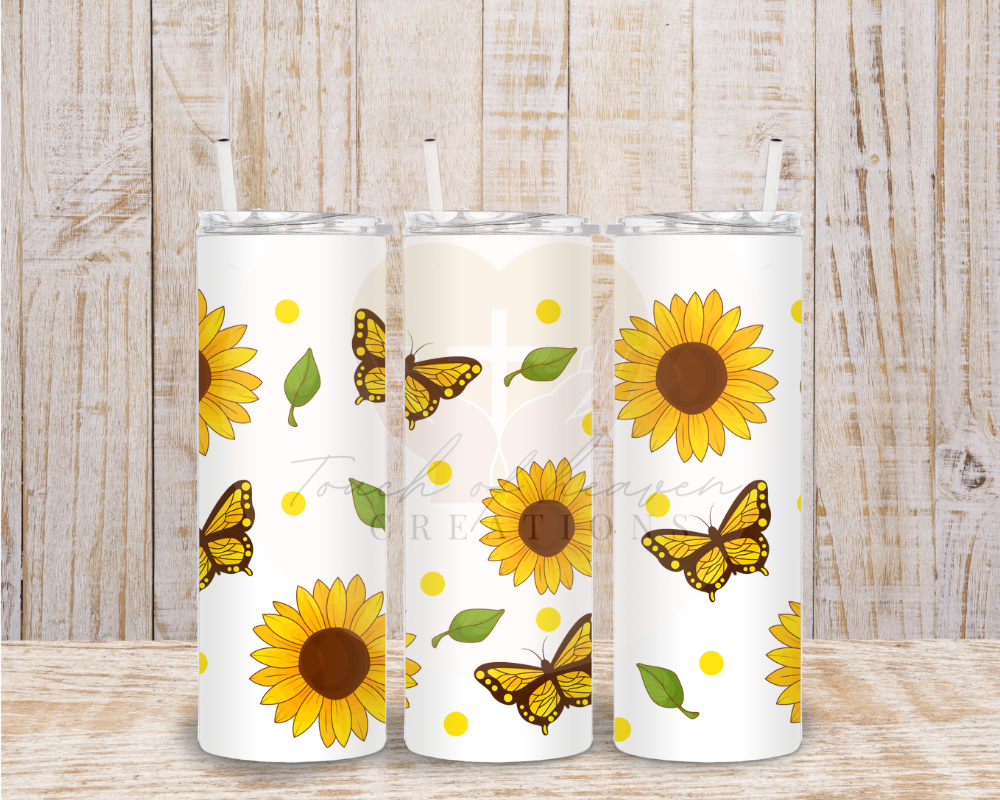 Butterflies & Sunflowers