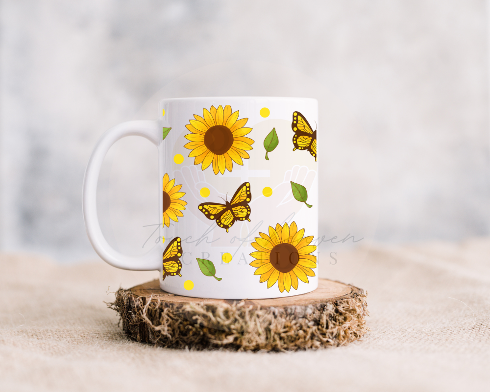 Butterflies & Sunflowers