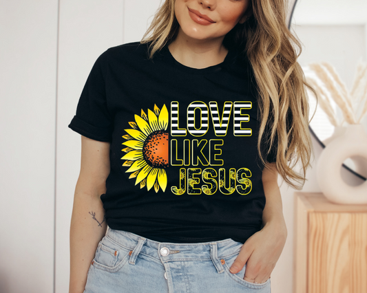 Sunflower love like Jesus