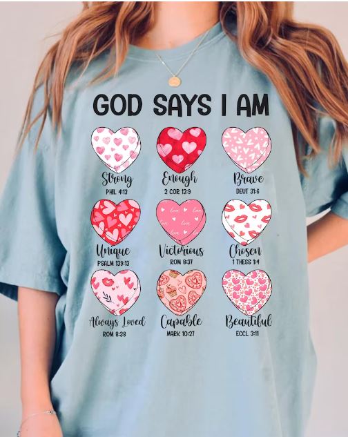 God Says I am hearts