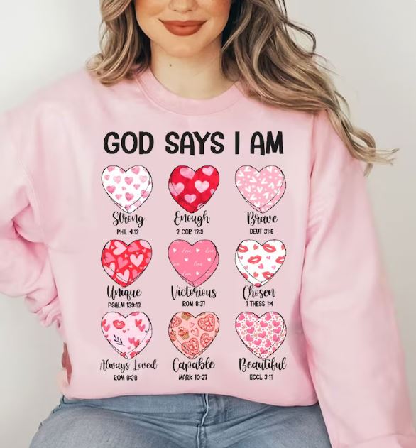 God Says I am hearts