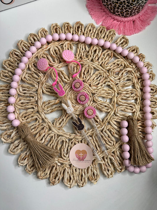 Concha Straw toppers