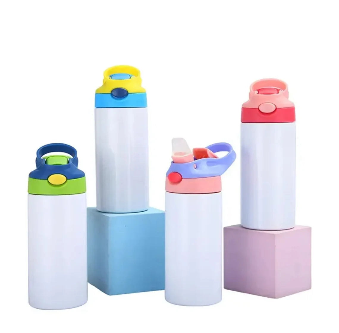 Sublimation Kids Sippy Cup Flip Top Tumbler