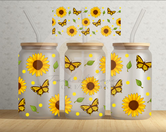 Butterflies & Sunflowers