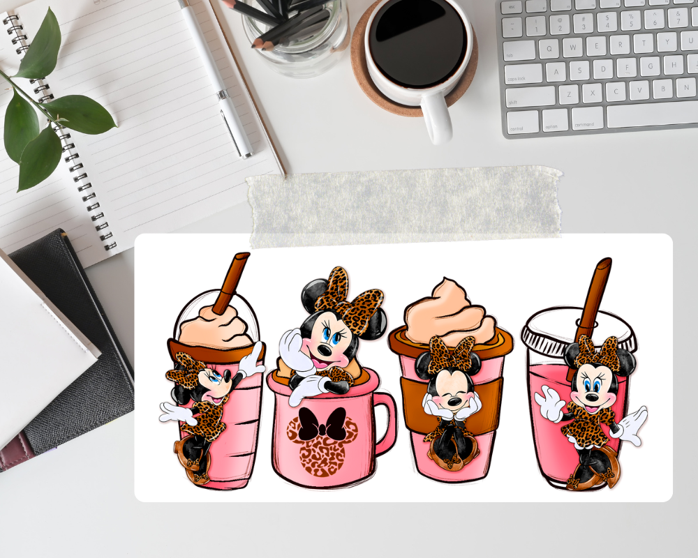 Mickey Leopard Sublimation Print