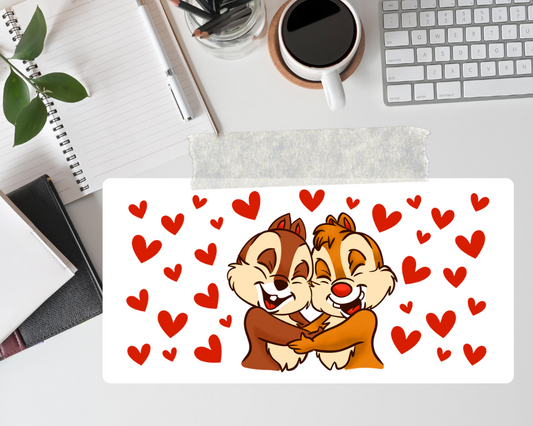 Chick Muncks Hearts Sublimation print