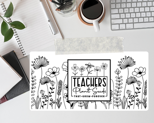 Teacher plant seeds that grown