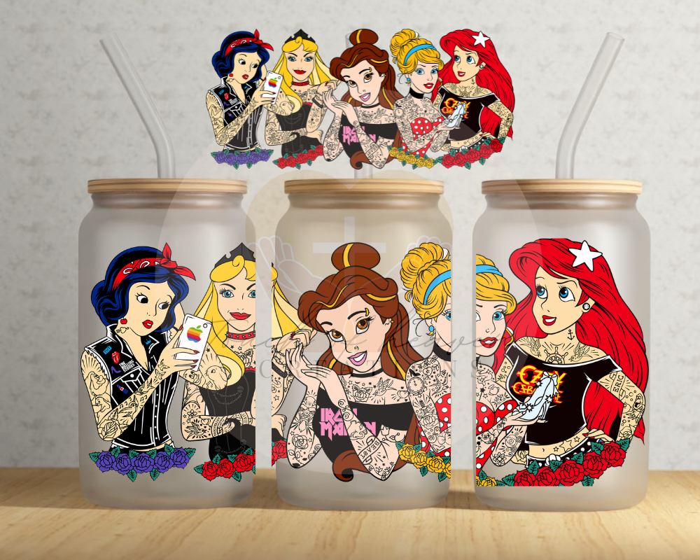Tatted up Disney Princess
