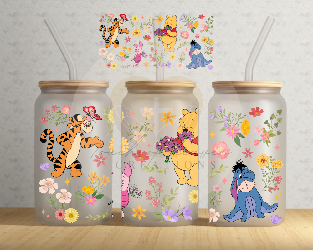 Winnie the Pooh Spring Sublimation print