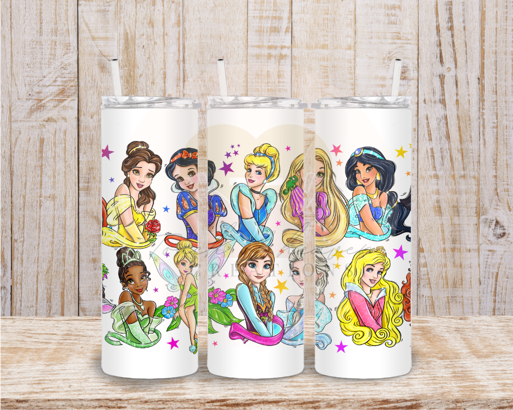 Disney Princess Sublimation Print