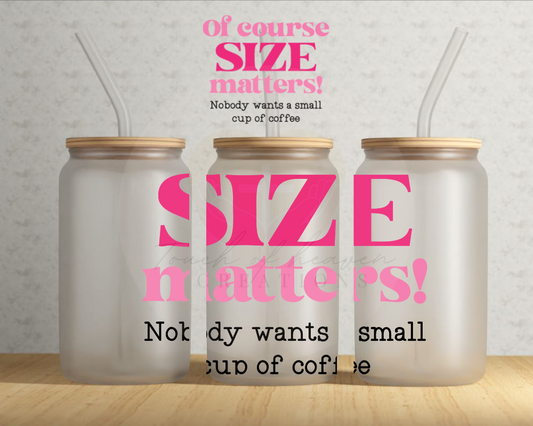 Of course size matters!