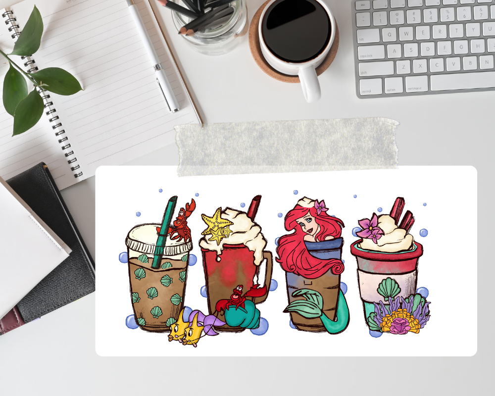 Mermaid under the sea Sublimation Print