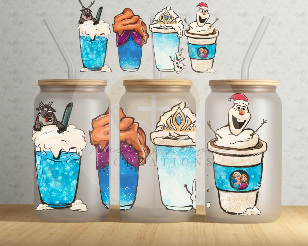 Frozen Christmas Sublimation Print